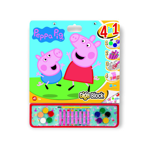 Picture of DRAWING BLOCK 4 IN 1 PEPPA PIG